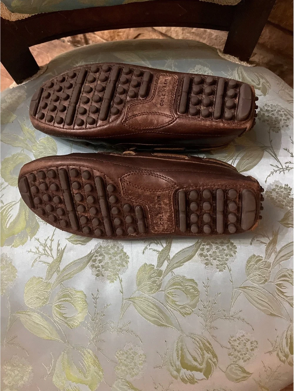 Cole Haan Brown Leather Driving Loafers
